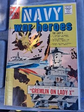 Navy War Heroes #1 ~January 1964 ~ Grade 3.0 ~ Silver Age ~ Charlton Comics NICE picture