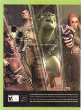 MICROSOFT Brute Force Xbox Video Game 2003 Vintage 2 Page Print Ad picture