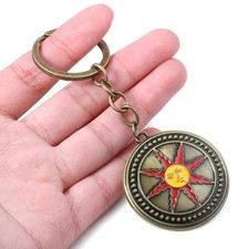 Brand New Dark Souls Sunlight Shield Metal Keychain picture