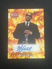 WILL SMITH 2026 LEAF METAL HALLOWEEN PUMPKIN AUTO 1/1 SSP  MEN IN BLACK picture