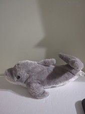 Seaworld  Polyester  Stuffing Authentic Bottlenose Dolphin Grey / White  picture