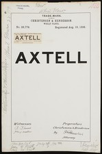 Photo:Axtell Wheat Flour Trade Mark Christensen Henderson 1896 Trademark picture