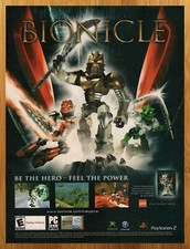 2003 Bionicle Playstation 2 PS2 Xbox Gamecube PC Print Ad/Poster Game Promo Art picture