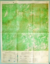6532 - CIA /Special Ops Map - 1971 Central Highlands - Bao Loc - Vietnam War picture