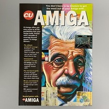 CU AMIGA MAGAZINE EINSTEIN 1993 VINTAGE RETRO ADVERT picture