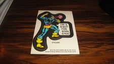 1976 Topps Trading Card Marvel Comic Book Super Heroes Sticker X-Men Cyclops RC picture