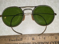 Vintage Bausch & Lomb ARCO Aviator Sunglasses D-H Military Issue WWII 1940s picture