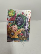1995 Fleer Marvel Metal Doom Silver Flasher picture