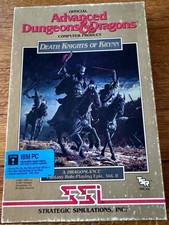 Vintage IBM RPG SSI Advanced Dungeons & Dragons: Death Knights of Krynn 5.25” picture