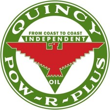 Quincy Pow R Plus Independent Gasoline NEW Sign 40