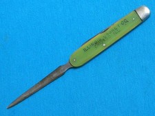 RARE ANTIQUE 1878-1932 HAMMER BRAND KNIFE  1000 CASKET LETTER PAPER PEN VINTAGE picture