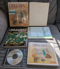 Sid Meier's Civilization II PC CD Rom Game 1996 Big Box & Extra  picture