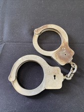 Vintage Peerless Handcuffs, Serial #76185, No Key picture