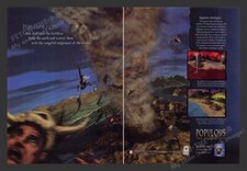Populous: The Beginning 12:26 1990s Magazine Video Game Print Ad (2 pgs) 1999 picture