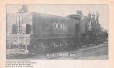 Shay Unit At The Railroad Train Station Depot Maud Thomas WV Vtg Mag Excerpt picture