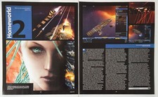 Homeworld 2 Magazine Ad Preview Article Spread 2003 Sci-Fi PC Game Relic Ent picture