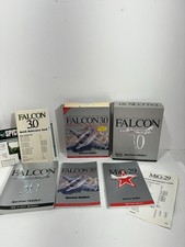 Lot Of Falcon 3.0 Complete Dos SPECTRUM HOLOBYTE IBM Disks Manuals Mig29 Game picture