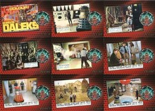 Doctor Who & The Daleks Invasion Earth 2150AD (2014)~ GOLD FOIL INSERT SET F1-F9 picture