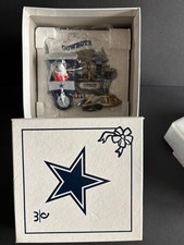 DANBURY MINT DALLAS COWBOYS 2005 TRAIN ORNAMENT NFL  NEW IN BOX picture