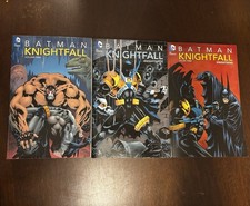 Batman Knightfall Vol 1-3 Complete Set TPB Knightquest Knightsend picture