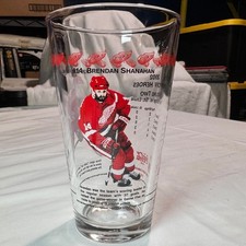 Arbys 2002 Detroit Red Wings Playoff Heroes Shanahan Robitaille Glass 2 of 4 picture