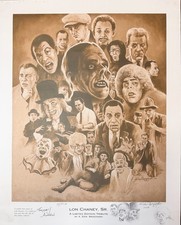 Rare 1997 Lon Chaney Sr Lithograph Artist Proof 10/50 Brzezinski. Forry Ackerman picture