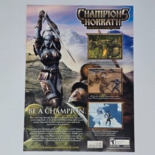 Champions Of Norrath PlayStation 2 PS2 Conquer Print Ad/Poster picture