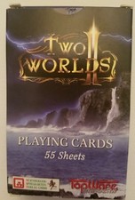 Two Worlds II Playing Cards 55 Sheets (By TopWare Interactive) SEALED picture