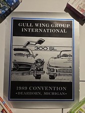 1989 Mercedes-Benz Gull Wing Group Convention Poster, Dearborn, MI 11x14