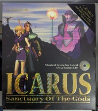 Icarus Sanctuary of the Gods PC Cd-Rom Big Box 1997 Eng w Bonus Soundtrack New picture