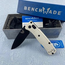 Benchmade 533BK-1 Mini Bugout Folding Knife White Grivory Handle S30V Blade USA picture