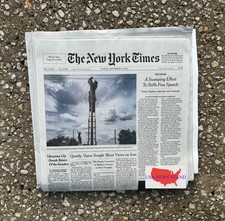 THE NEW YORK TIMES - SUNDAY SEPT 13, 2026 (DOJ - FBI SERVE SUBPOENAS TO MSM) picture