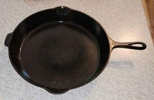Griswold No. 12 Cast Iron Skillet Erie PA Small Logo Block Unrestored All Offers picture