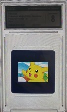 Pikachu Film Cell #8 Meiji Picture Frames Blue 2000 Japanese Pokemon CGC 8 picture