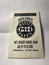 2003 MASSEY HARRIS National Tractor Show Advertisement   Waukee, Iowa picture
