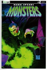 Mark Spears Monsters 2 NM Cover B Spawn McFarlane Dracula Homage Variant 1st Prt picture