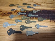 Junk Drawer Lot 20 Old Keys Misc Some Vintage picture