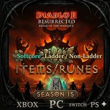 DIABLO 2 RESURRECTED ITEMS RUNES LATENT ENIGMA ROTW LADDER SEASON 15 D2R WARLOCK picture