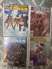 The Savage Sword of Conan #121-125 Newsstand Variants (Marvel, 1986) Jusko Cover picture