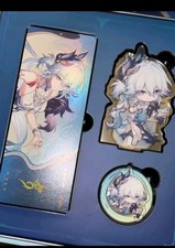 Honkai Star Rail UGREEN Yao Guang 4PC Gift Set Acrylic Card Stand Phone Grip picture