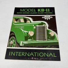 VINTAGE International Harvester Truck Original Dealer Sales Brochure Model KB-11 picture