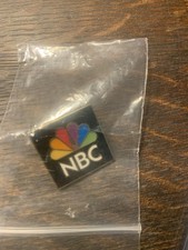 Vintage 1998 NBC Peacock Logo Lapel Pin TV Broadcasting Collectible picture