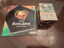 PANINI EURO 2004 BLANK NEWSSTAND ALBUM/MINT + SEALED BOX 100 SACHETS picture