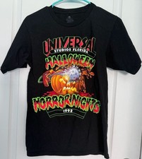 Universal Studios Halloween Horror Nights - Retro 1992 Pumpkin Shirt • , picture