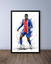 Ousmane Dembele Paris PSG Football Poster Art Print Picture Wall Art Print picture