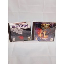 Star Wars: Rebellion I & STAR WARS REBEL ASSAULT II - PC CD-ROM- LucasArts picture