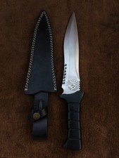 Custom Handmade 5160 Spring Steel RE4 Leon Kennedy Knife , Fully Functional picture