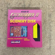 Goldrunner II Scenery Disk Microdeal Atari ST Brand New Sealed picture