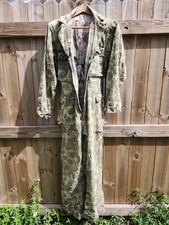 WWII US ARMY Frogskin Coveralls Suspenders Vintage Camo Stamped picture