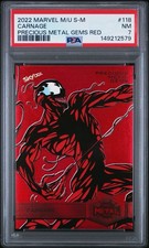 2022 Marvel Metal Universe Carnage Red PMG PSA 7 RARE SP LOW POP picture